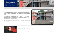 Desktop Screenshot of ecole-victor-schoelcher.com